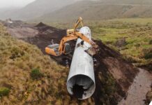 Vía Ambato- Pasa- El Corazón avanza satisfactoriamente