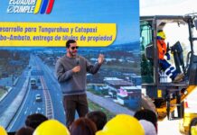 Ampliación de vía Ambato-Yambo en marcha