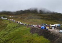 Vía Ambato-Pasa-El Corazón en pausa por fallo judicial