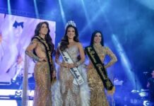 Martina Salcedo reina de Bodas de Diamante de Ambato