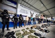 Desmantelan banda armada que operaba entre Píllaro y Patate