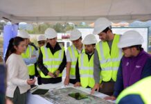 Ministro de Infraestructura y Transporte verificó avance de obras en Tungurahua