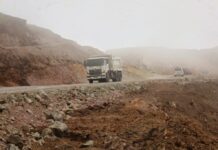 Trabajos continúan en vía Ambato–El Corazón
